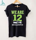 We Are 12 Seattle Football Fan Spirit Classic Logo T Shirt