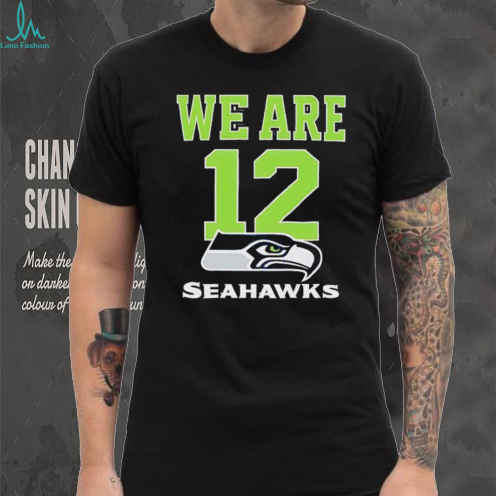 We Are 12 Seattle Football Fan Spirit Classic Logo T Shirt