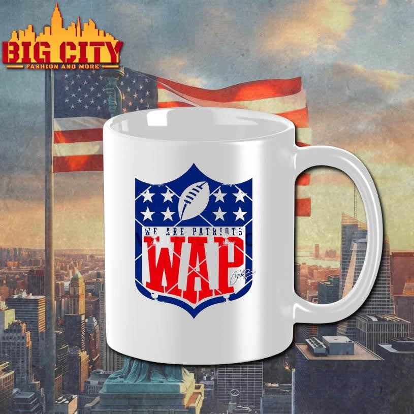 We Are Patriots WAP Football Design Shirt