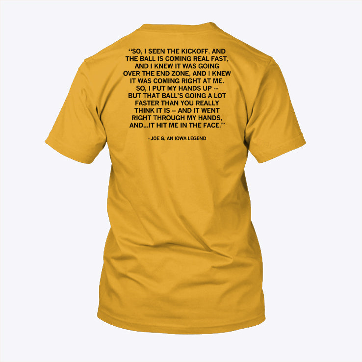 We Don’t Give Up We Swarm Joe G Iowa Legend Shirt
