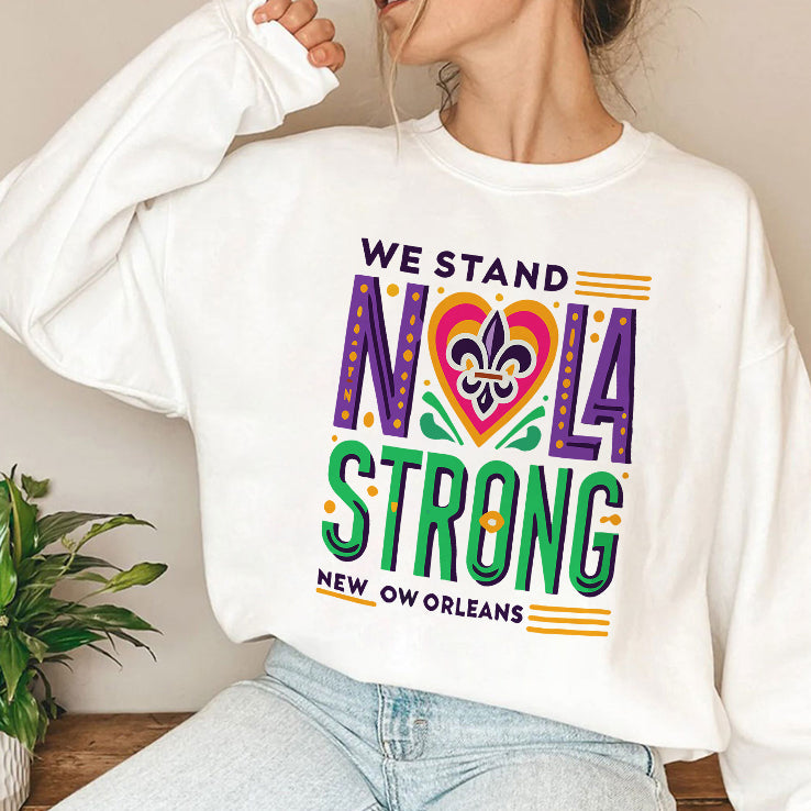 We Stand Nola Strong New Orleans T Shirt