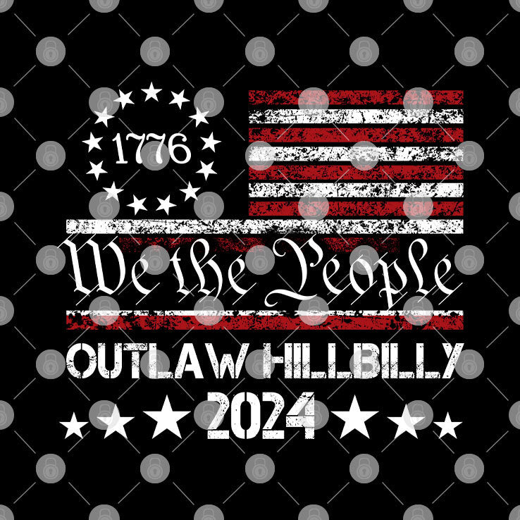 We The People Outlaw Hillbilly 2024 Trump Vance Shirt
