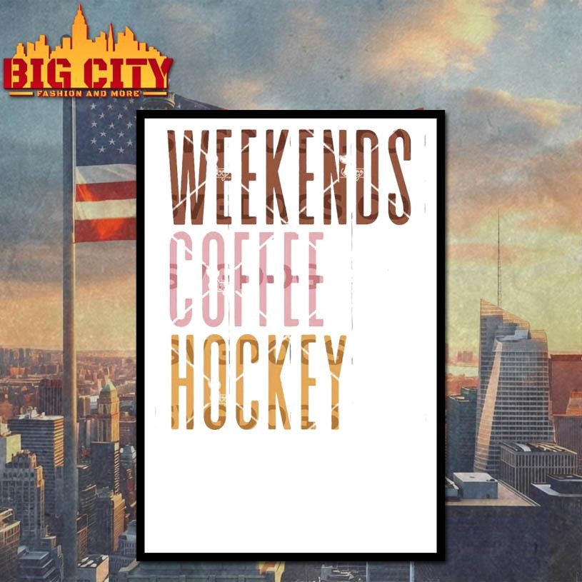 Weekends Coffee Hockey Shirt