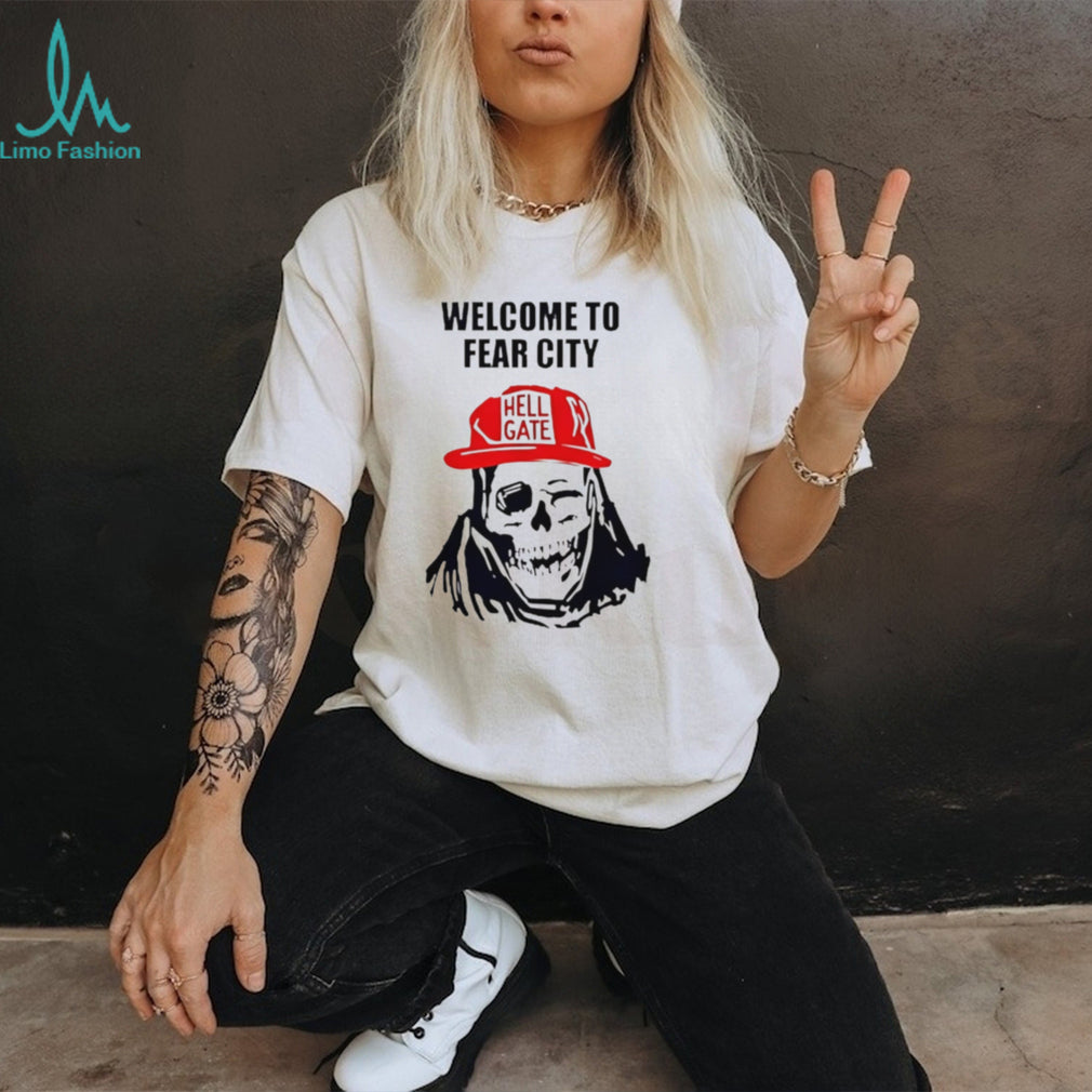 Welcome To Fear City Skull Shirt