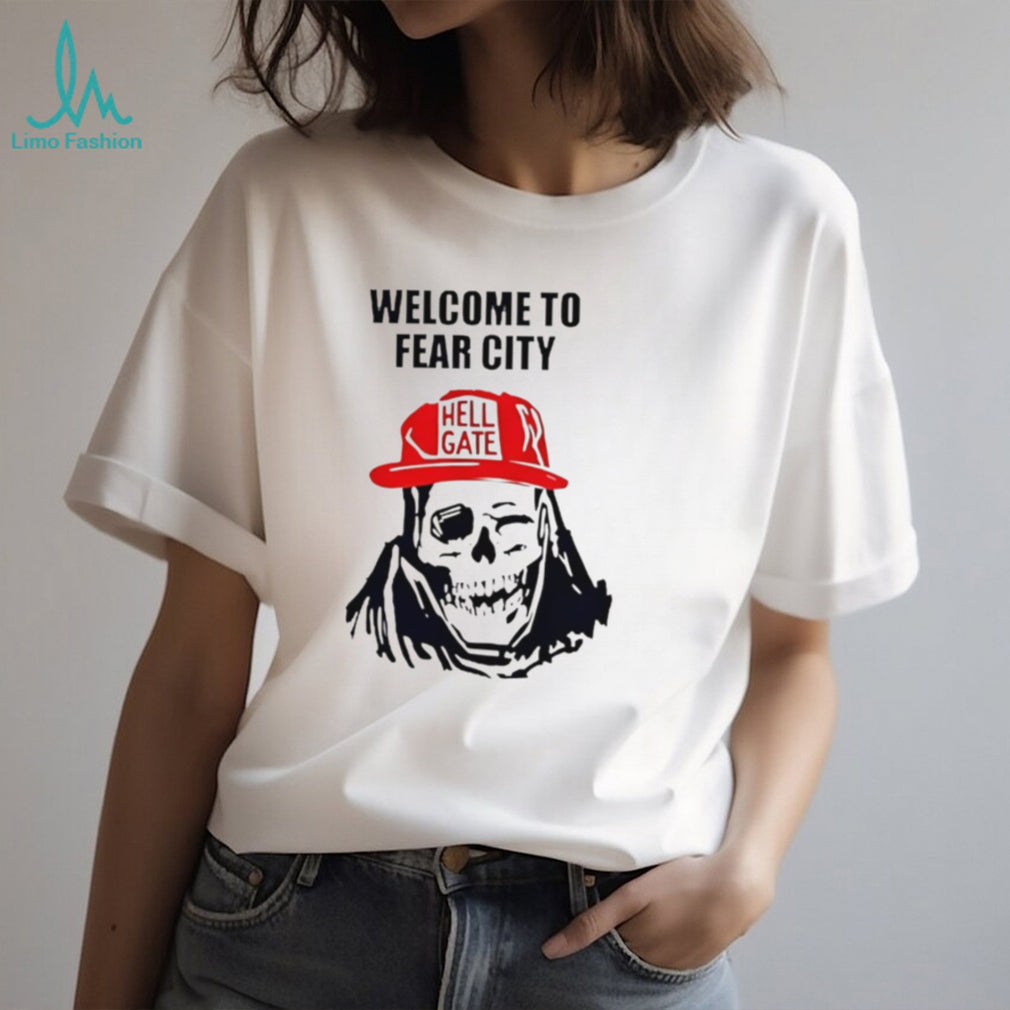 Welcome To Fear City Skull Shirt