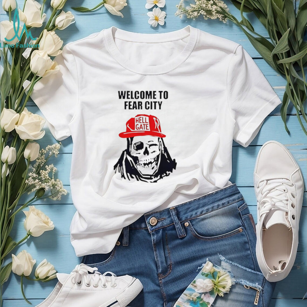 Welcome To Fear City Skull Shirt