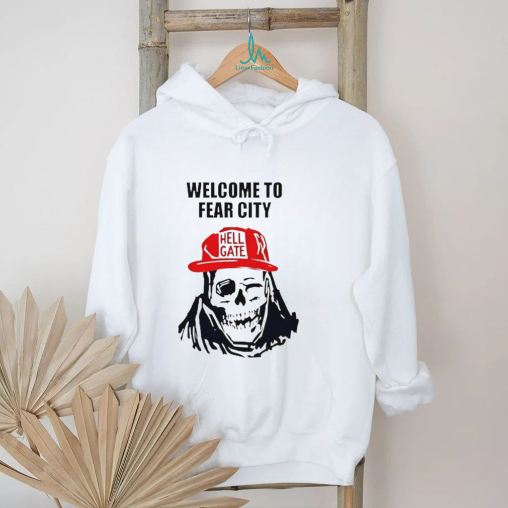 Welcome To Fear City Skull Shirt