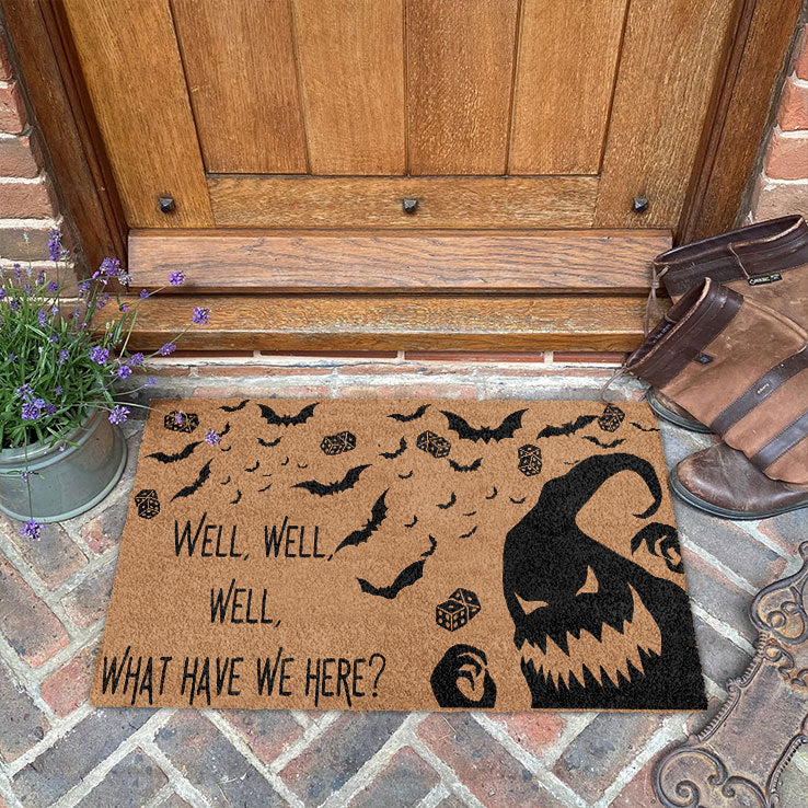 Well Well Well What Have We Here Oogie Boogie Doormat