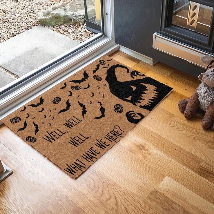 Well Well Well What Have We Here Oogie Boogie Doormat