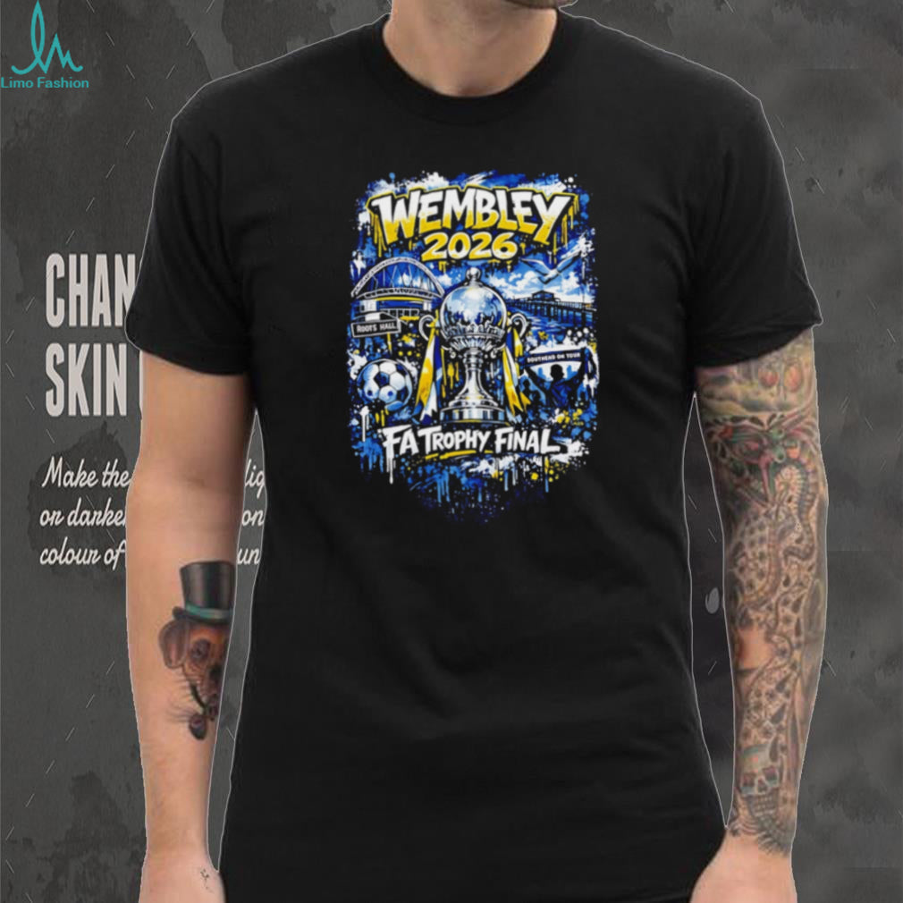 Wembley 2026 FA Trophy Final Southend On Tour Soccer Commemorative T Shirt