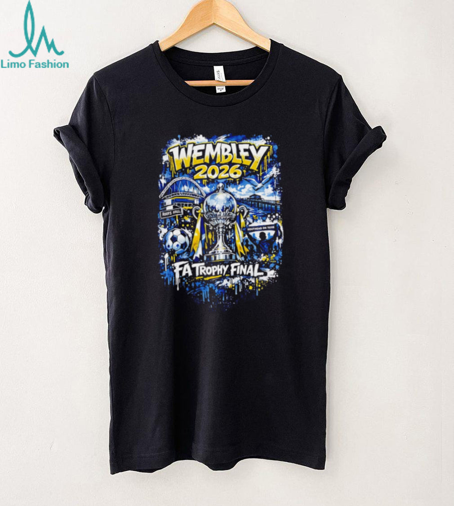 Wembley 2026 FA Trophy Final Southend On Tour Soccer Commemorative T Shirt