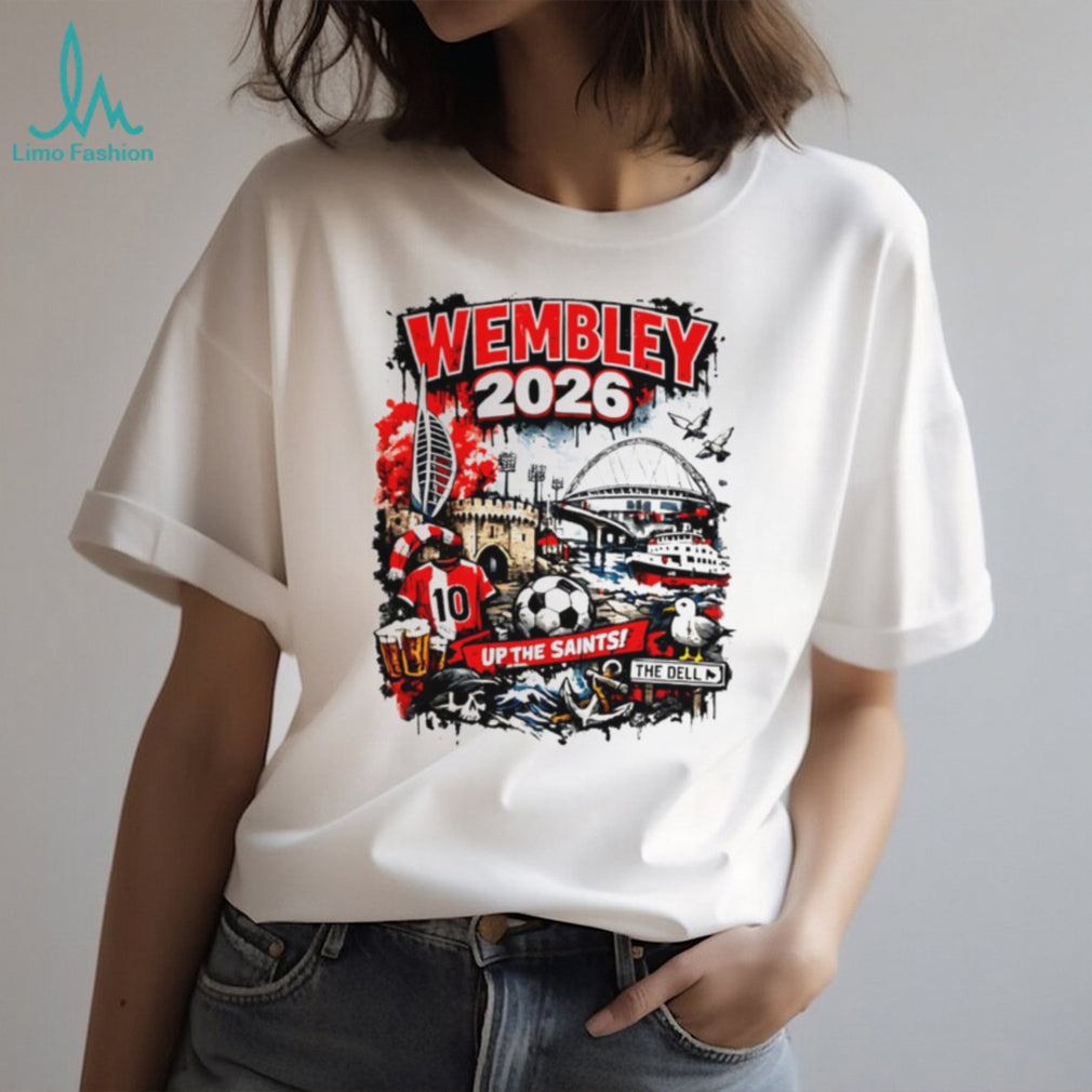 Wembley 2026 Southampton FC “Up The Saints” Soccer Fan T Shirt