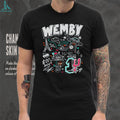 Wemby #1 Artist French Alien Doodle Basketball Graphic T Shirt