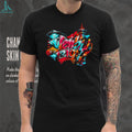 Wemby 210 San Antonio Graffiti Style Alien Basketball T Shirt