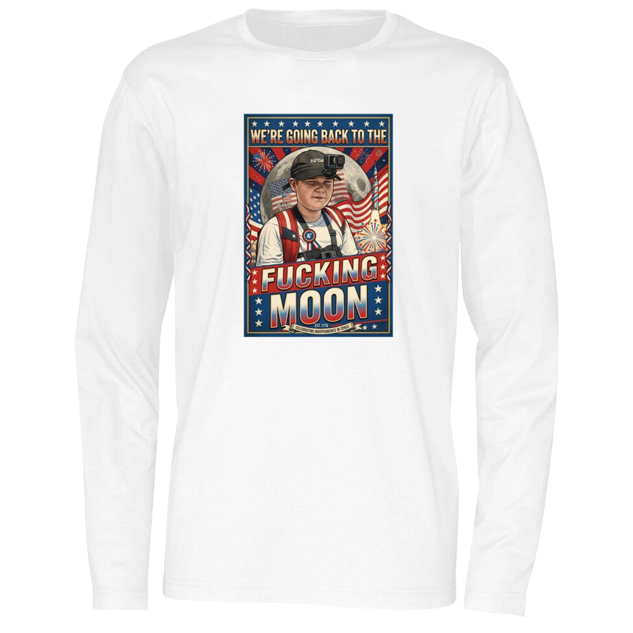 We’re Going Back To The Fucking Moon 4th of july Shirt