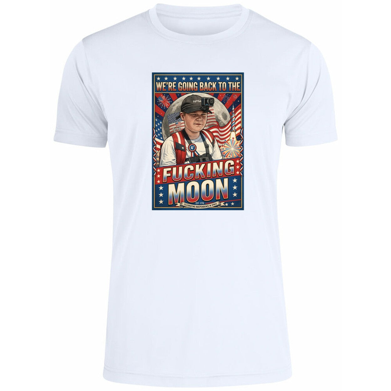 We’re Going Back To The Fucking Moon 4th of july Shirt