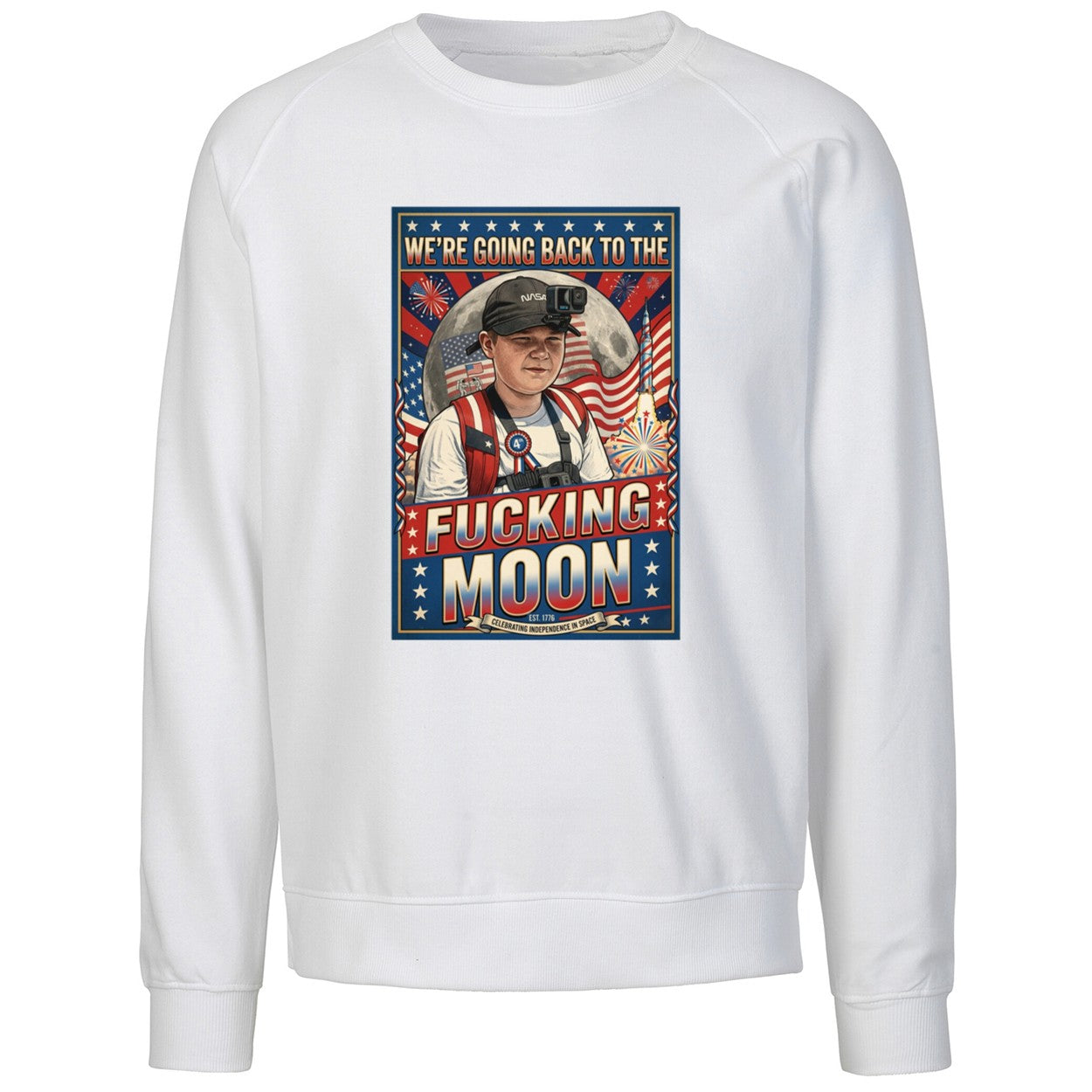 We’re Going Back To The Fucking Moon 4th of july Shirt