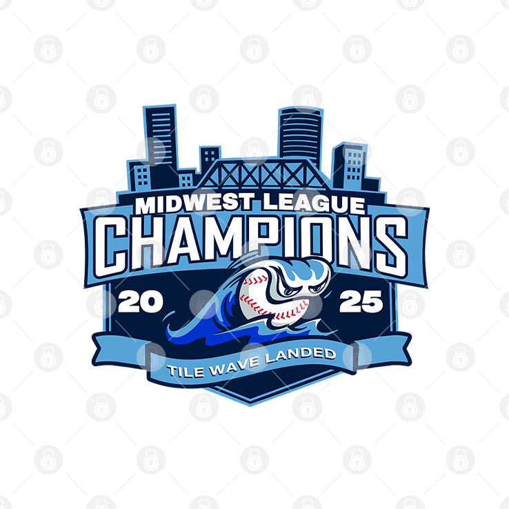 West Michigan Whitecaps Midwest League Champions 2025 Baseball T Shirt
