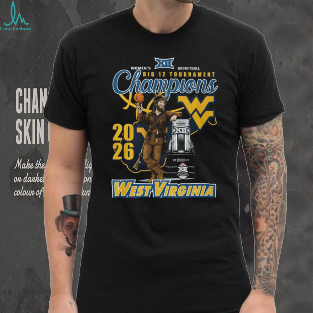 West Virginia Mountaineers 2026 Big 12 Women’s Basketball Champions T Shirt
