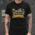 West Virginia Mountaineers 2026 College Basketball Crown Champions Skyline T Shirt