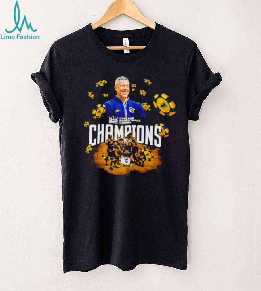 West Virginia Mountaineers 2026 College Basketball Crown Champions T Shirt
