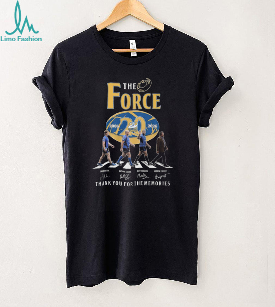 Western Force Rugby 20th Anniversary 2006 2026 Legends T Shirt