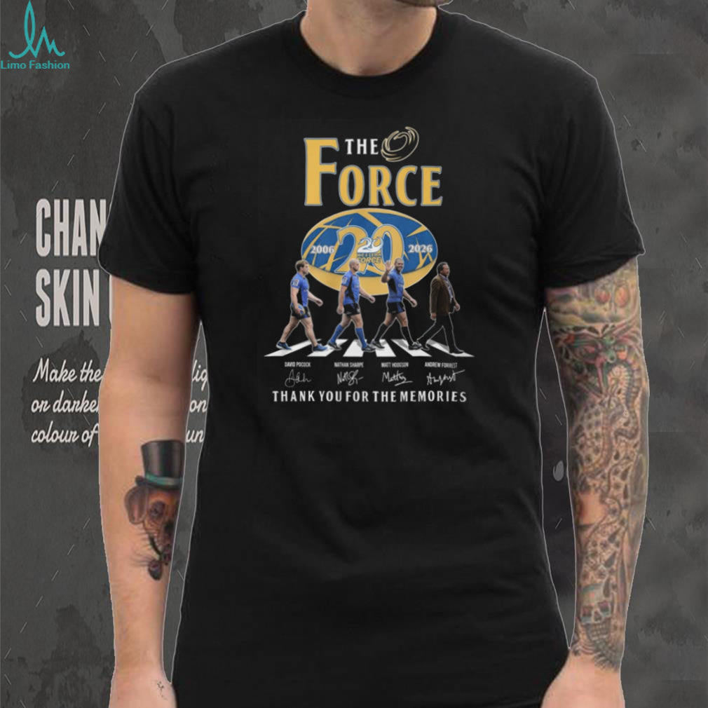 Western Force Rugby 20th Anniversary 2006 2026 Legends T Shirt