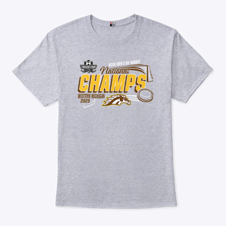 Western Michigan Broncos National Champs 2025 Men’s Hockey T Shirt