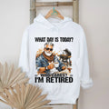 What Day Is Today Who Cares I’m Retired BBQ Grandpa T Shirt