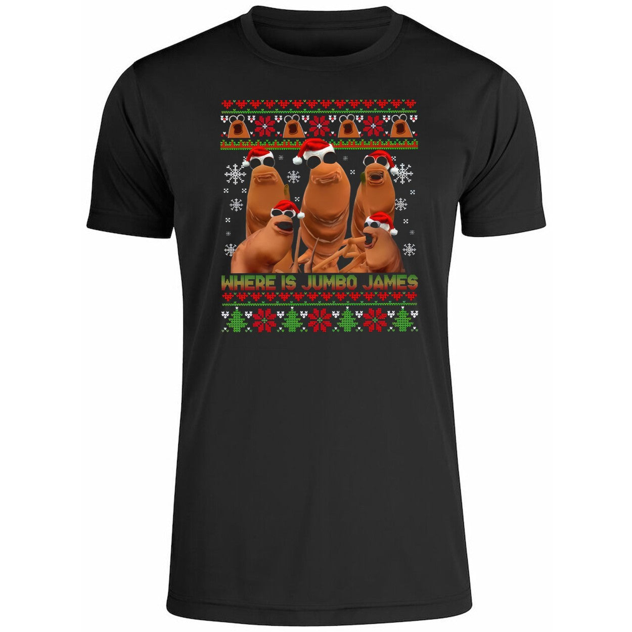 Where Is Jumbo James Ugly Christmas 2025 Shirt