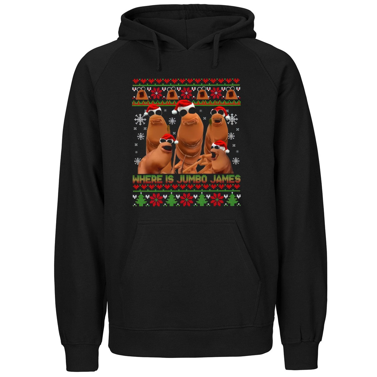 Where Is Jumbo James Ugly Christmas 2025 Shirt