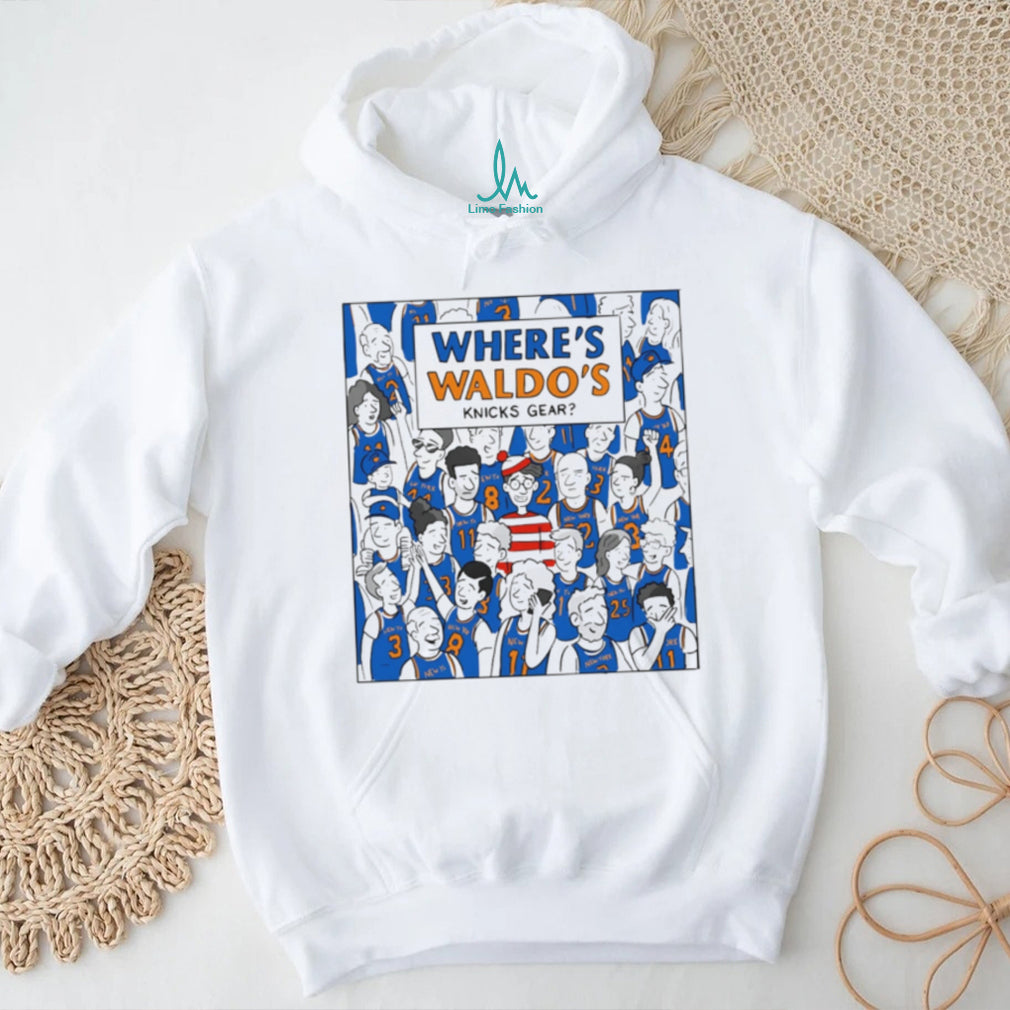 Where’s Waldo’s Knicks Gear fan paint shirt