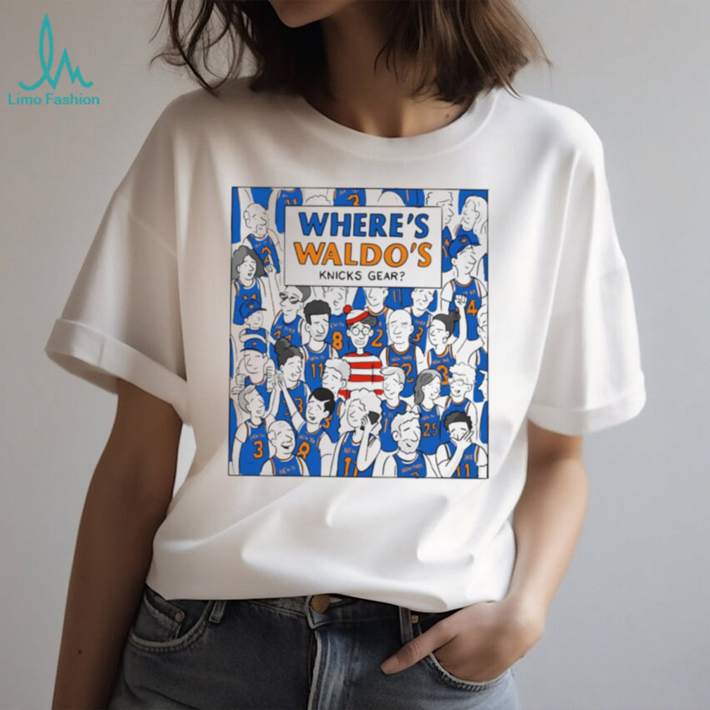 Where’s Waldo’s Knicks Gear fan paint shirt