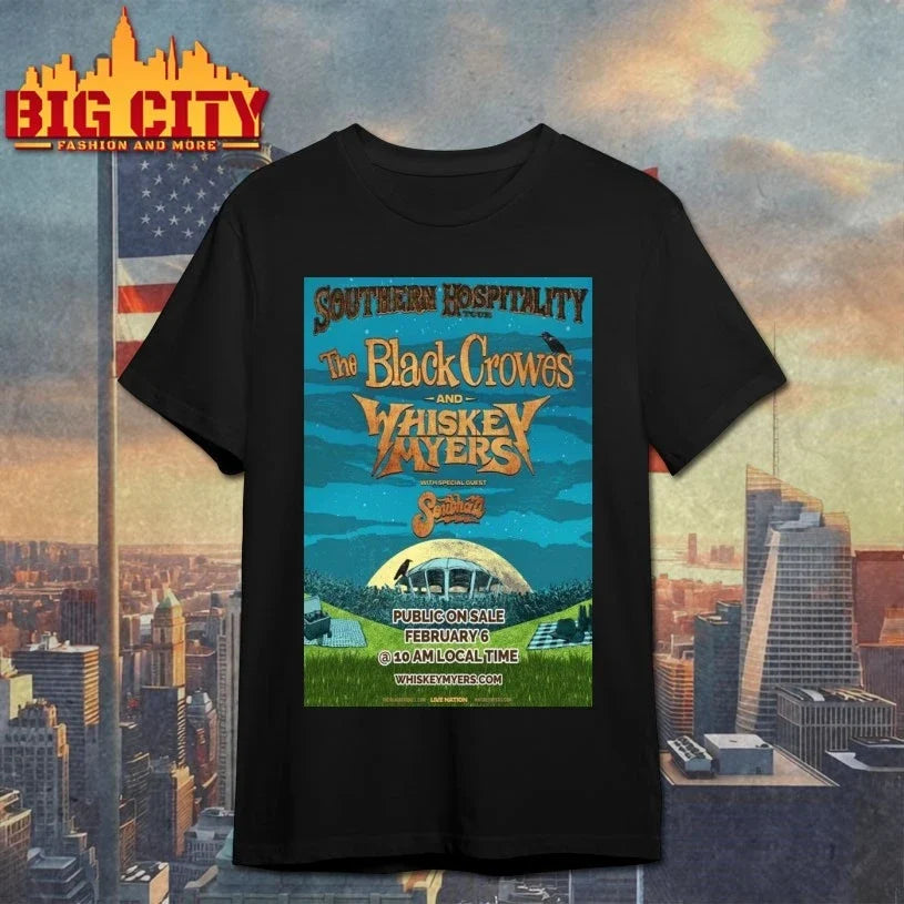 Whiskey Myers Feb 06 2026 Southern Hospitality Tour Poster t-shirt