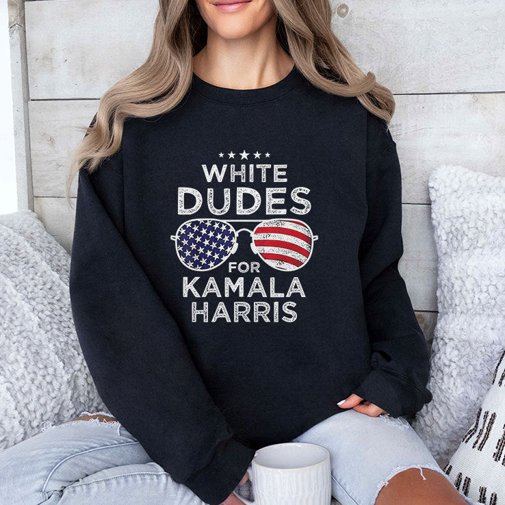 White Dudes For Kamala Harris Shirt