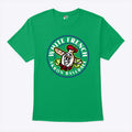 White French Stamp Akron Baseball Logo T Shirt