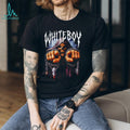 Whiteboy Grim Reaper Skeleton in Chains Metal Font Gothic Graphic T Shirt