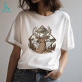 Whitetail Deer Buck Camo Diamond Mountain Wildlife T Shirt