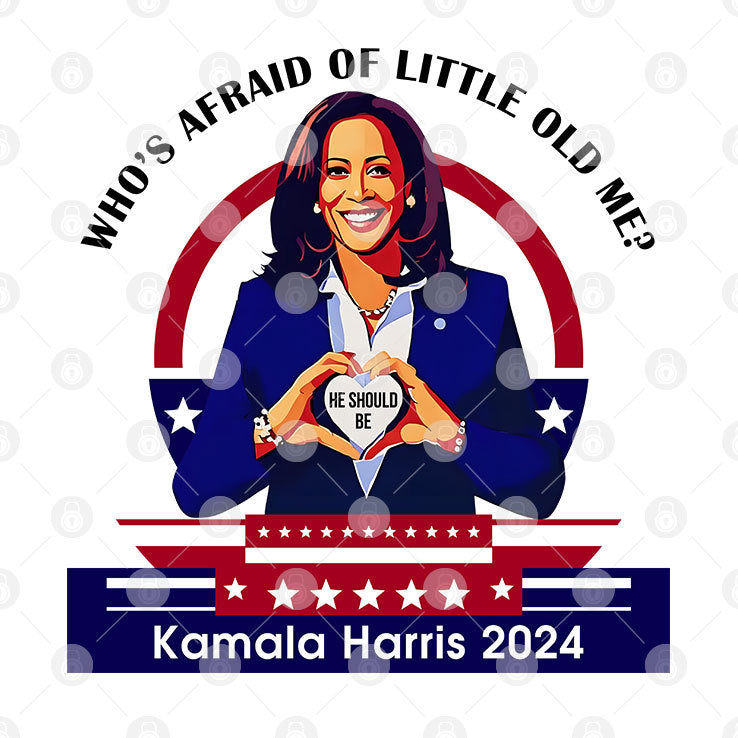 Who’s Afraid Of Little Old Me Kamala Harris 2024 T Shirt