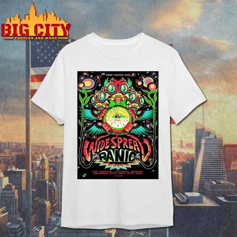 Widespread Panic New Years Eve 2025 Merch For Atlanta Georgia Event Poster Shirt