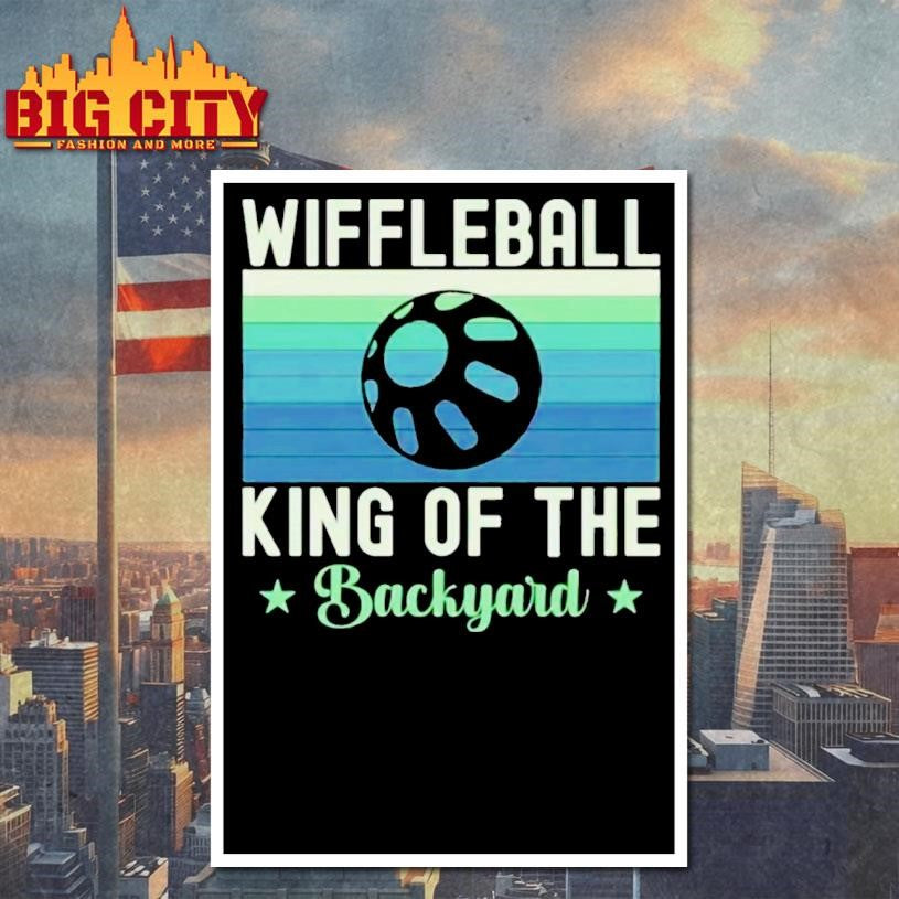 Wiffleball King Of The Backyard Shirt