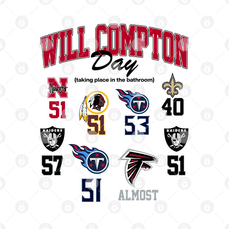 Will Compton Day Taking Place In The Bathroom Shirt