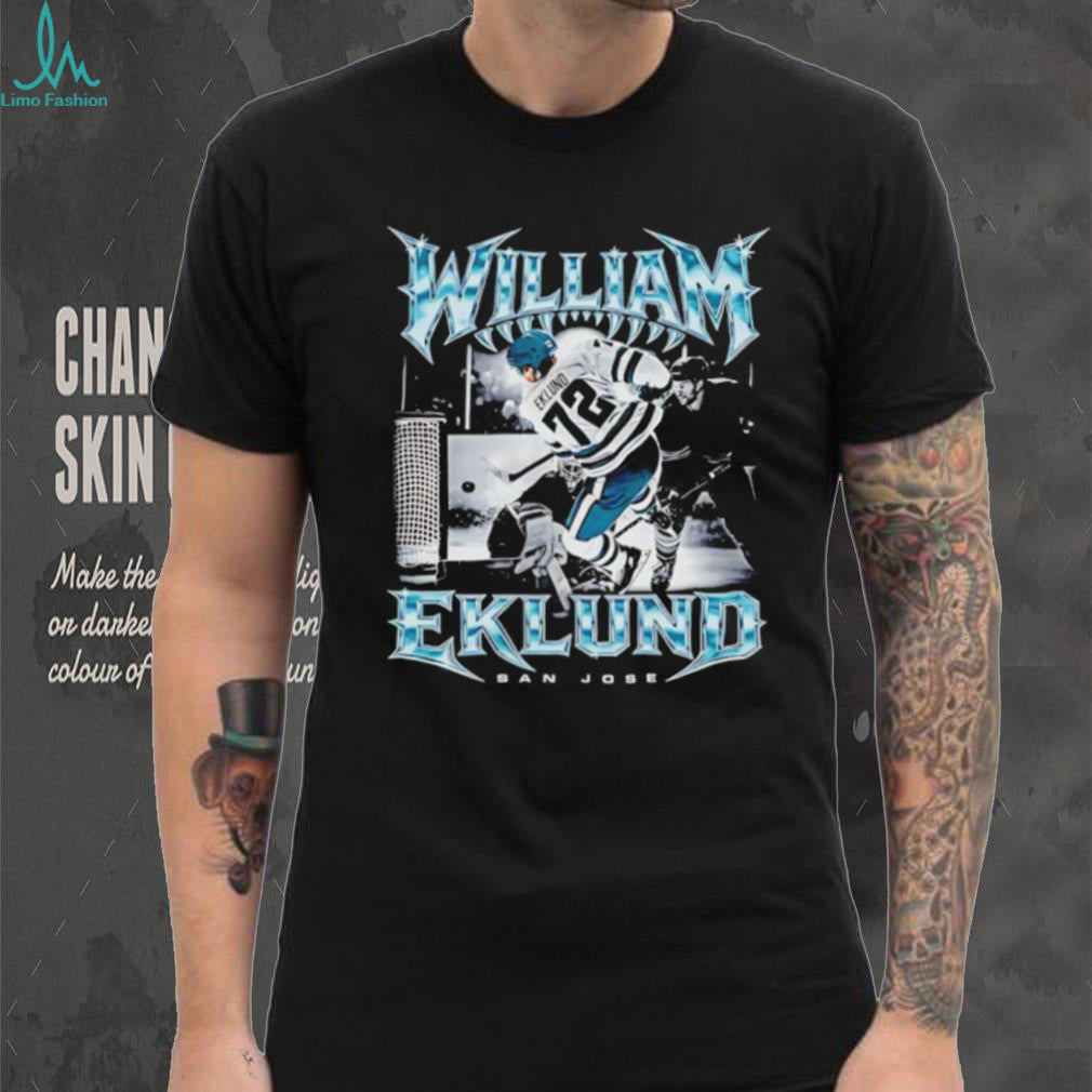 William Eklund San Jose Sharks Hockey Graphic T shirt