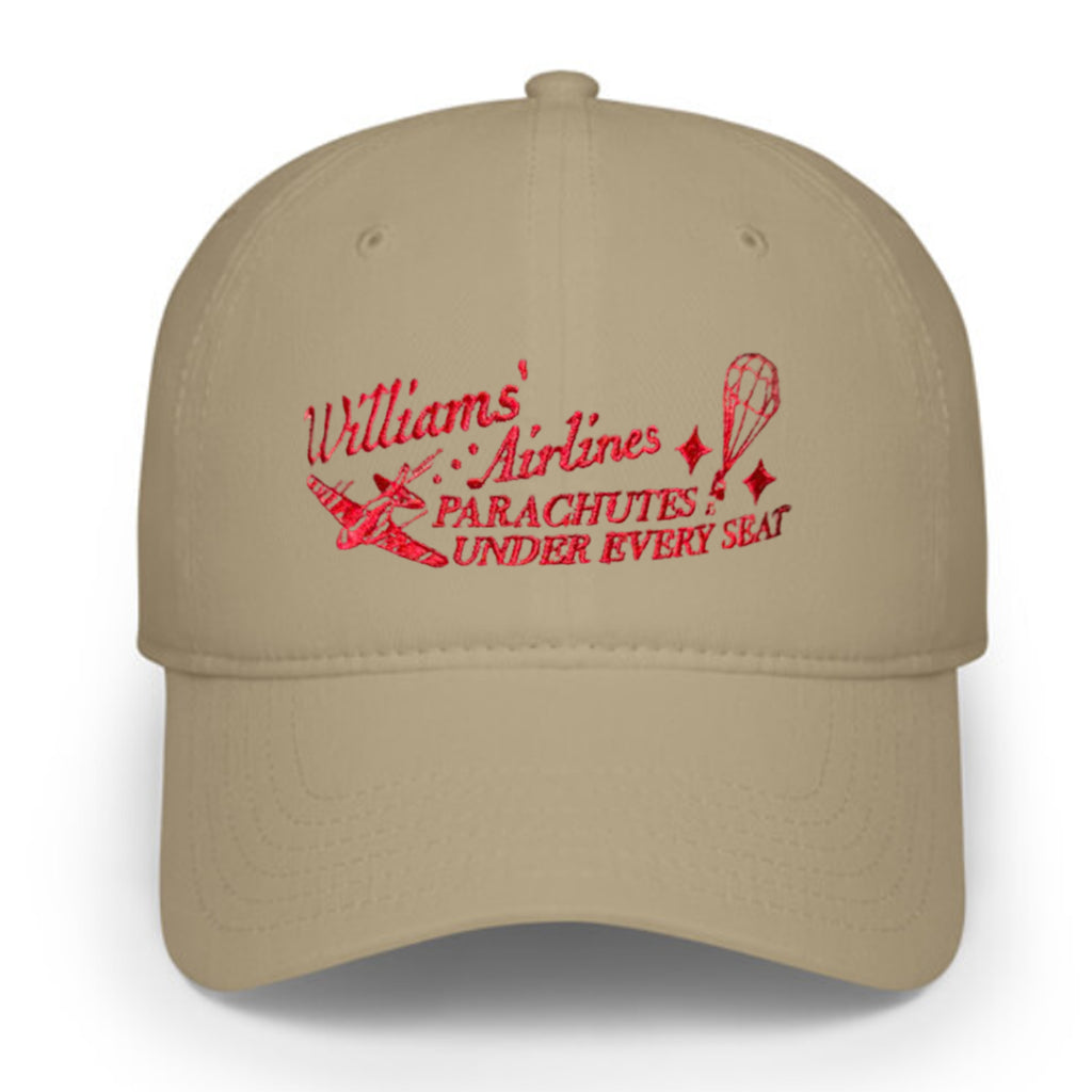 Williams Airlines Parachutes Under Every Seat Hat