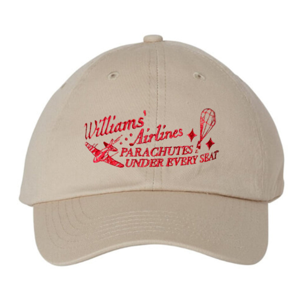 Williams Airlines Parachutes Under Every Seat Hat