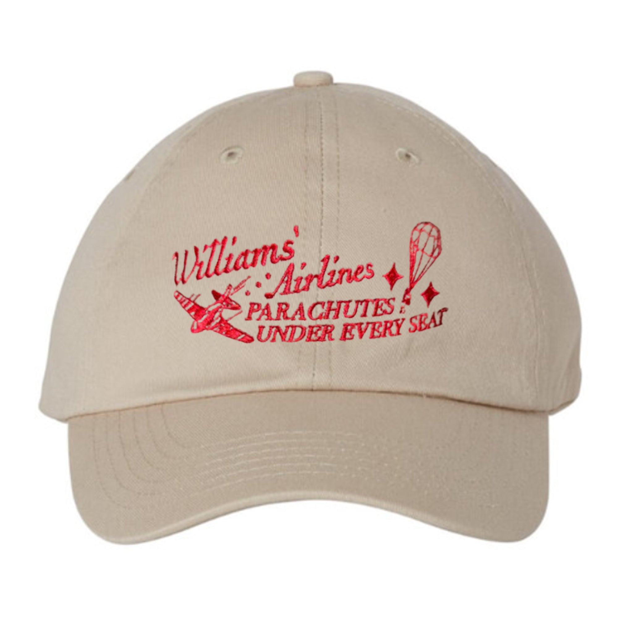 Williams Airlines Parachutes Under Every Seat Hat