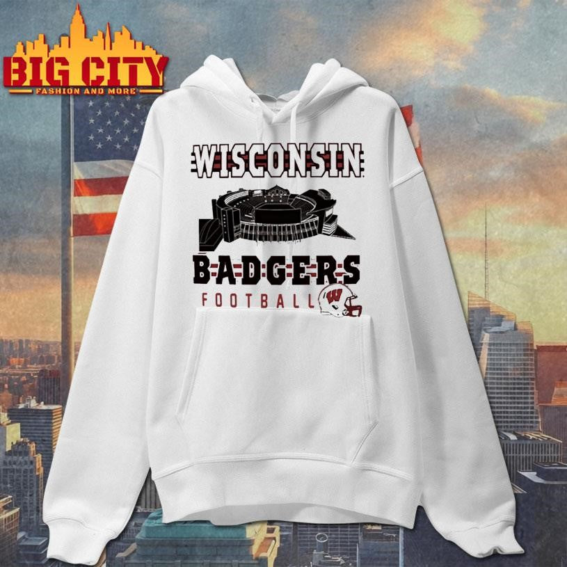 Wisconsin Badgers Camp Randall Stadium Helmet Shirt