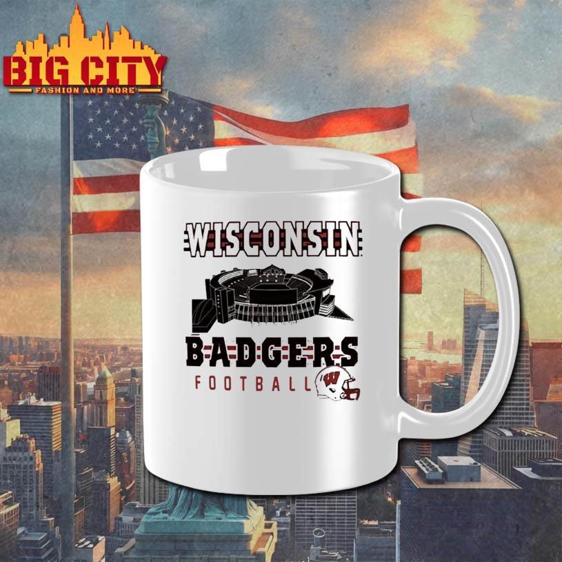 Wisconsin Badgers Camp Randall Stadium Helmet Shirt