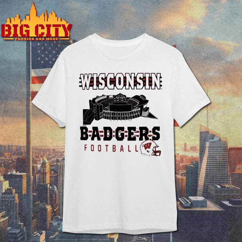 Wisconsin Badgers Camp Randall Stadium Helmet Shirt