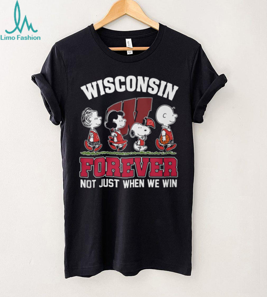 Wisconsin Badgers Peanuts Forever Not Just When We Win T Shirt